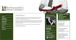 Desktop Screenshot of kanzleihammer.de