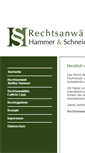 Mobile Screenshot of kanzleihammer.de